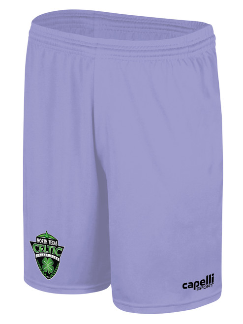 NORTH TEXAS  CELTIC FC  CS II GOALKEEPER SHORTS LAVENDER BLACK