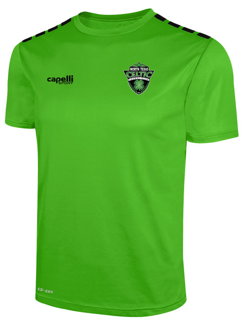NORTH TEXAS CELTIC  FC   TEAM JERSEY POWER GREEN BLACK