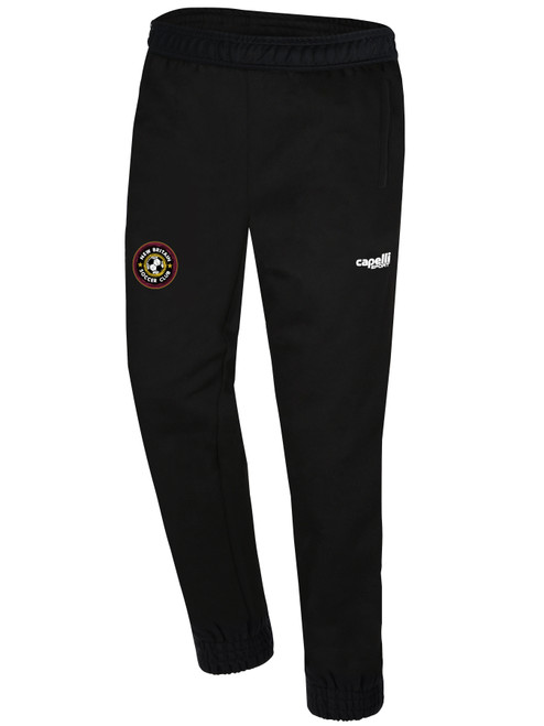 NEW BRITAIN SOCCER  FLEECE SWEATPANTS BLACK WHITE
