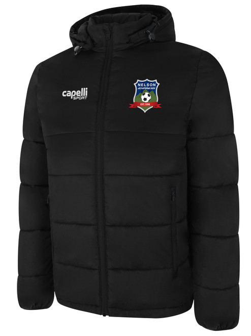 NELSON EXPRESS BASICS WINTER JACKET BLACK WHITE
