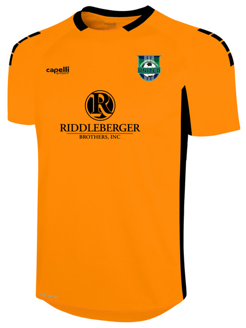 SHENANDOAH VALLEY PITCH GOALKEEPER JERSEY NEON ORANGE BLACK