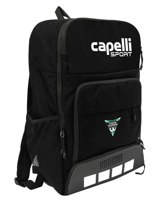 VISION TRAINING SA  PITCH I TEAM BACKPACK BLACK WHITE