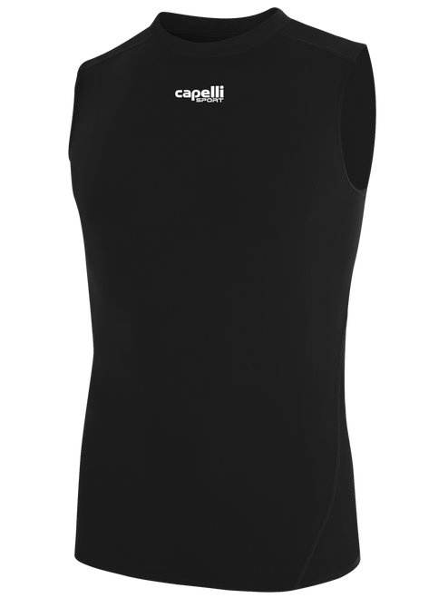 VISION TRAINING SA  SLEEVELESS PERFORMANCE TOP BLACK