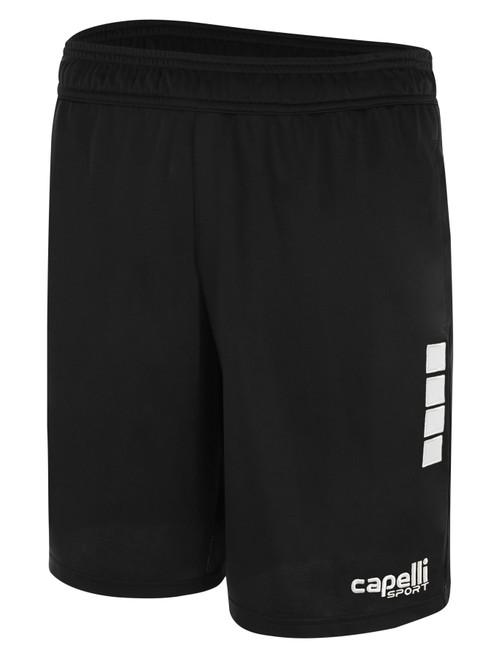 SOCA UPTOWN TRAINING SHORTS BLACK WHITE