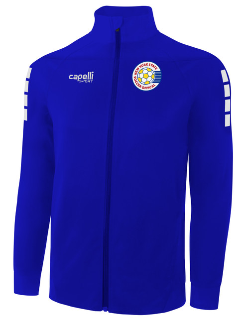 REFEREE  TRIBECA TRAINING JACKET ROYAL BLUE WHITE - NYS