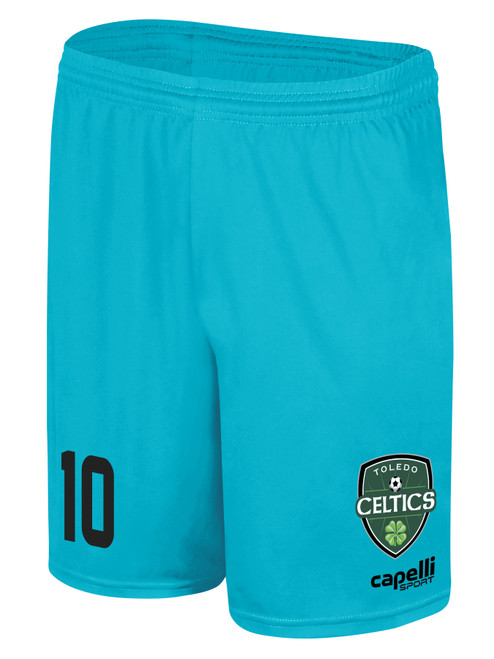 TOLEDO CELTIC CS II  GOALKEEPER SHORTS TURQUOISE BLACK
