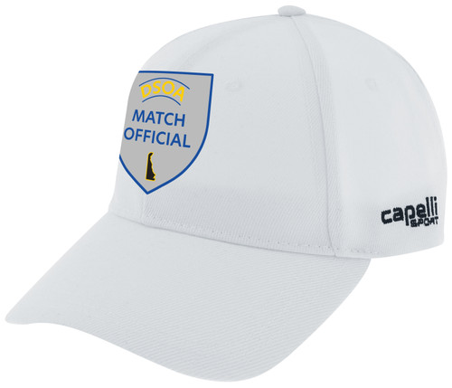 REFEREE  CS II TEAM BASEBALL CAP WHITE BLACK - DSOA