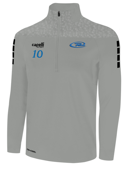 FLORIDA RUSH TRIBECA 1/4 ZIP TRAINING TOP  PROMO GREY