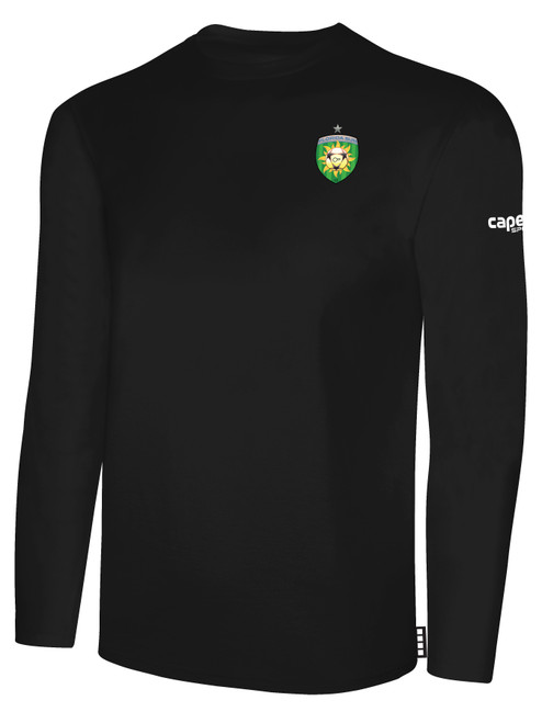 CAPELLI SPORT BASICS LONG SLEEVE TEE SHIRT BLACK - FLORIDA SUN
