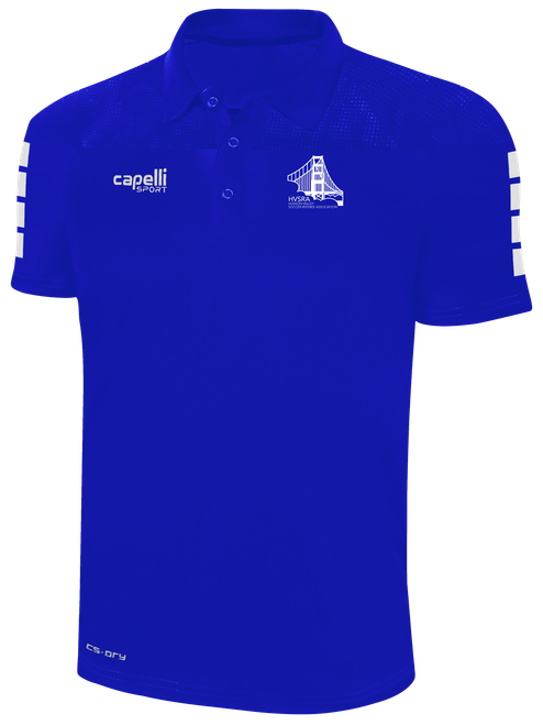 REFEREE TRIBECA POLY POLO ROYAL BLUE -HVSRA