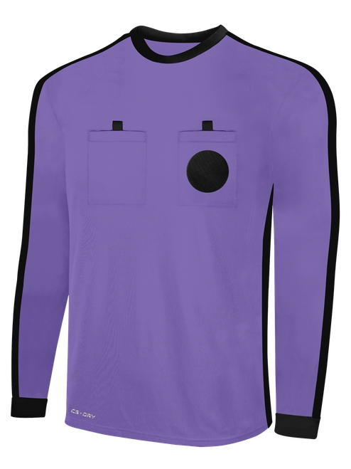 NCAA REFEREE LONG SLEEVE JERSEY NCAA PURPLE BLACK - MISSOURI