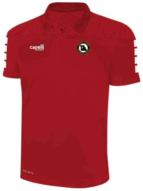 REFEREE TRIBECA POLY POLO RED - MISSOURI