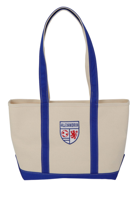 ALEXANDRIA SA   CANVAS TOTE BAG BLUE