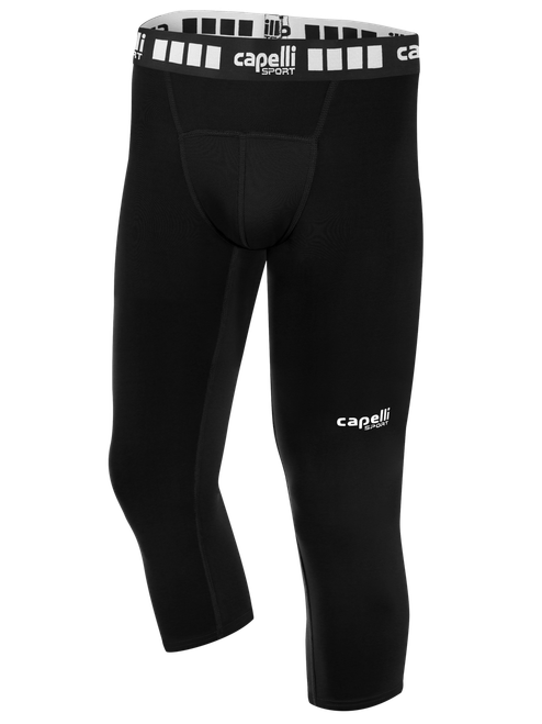 ALEXANDRIA SA   MEN'S 3/4 PERFORMANCE TIGHTS BLACK
