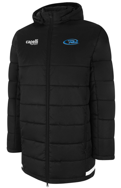 FLORIDA RUSH UPTOWN STADIUM JACKET BLACK WHITE