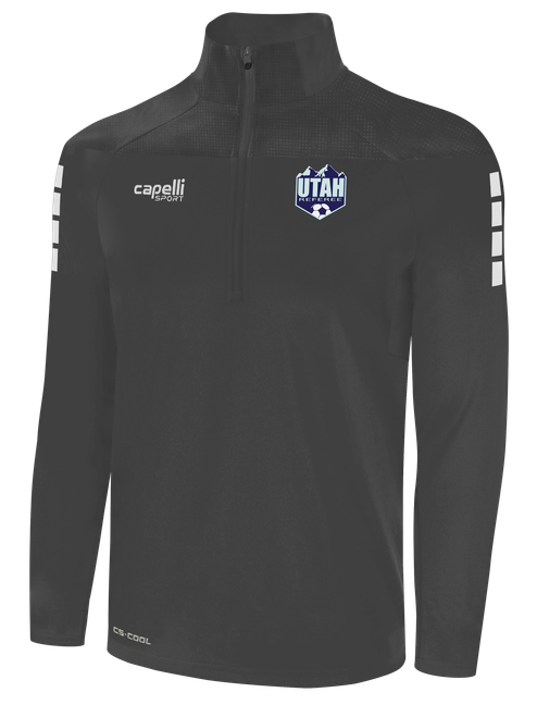 REFEREE TRIBECA 1/4 ZIP TRAINING JACKET DARK GREY - UTAH