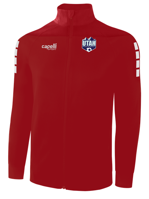 REFEREE TRIBECA TRAINING JACKET RED WHITE - UTAH