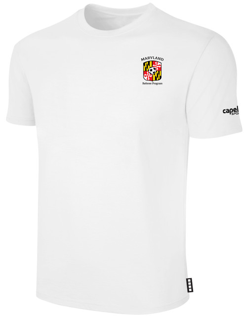 REFEREE BASICS TEE SHIRT WHITE - MARYLAND
