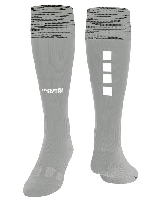 BAYSIDE RUSH  CAPELLI SPORT MARLED MATCH SOCKS PROMO GREY BLACK WHITE