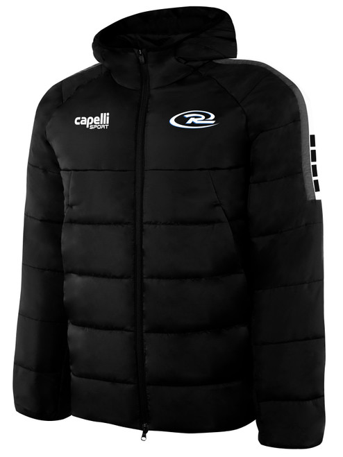 COLORADO RUSH COS  MADISON SHORT WINTER JACKET BLACK WHITE