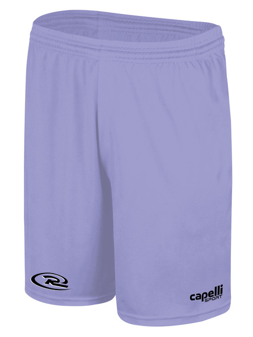 IOWA RUSH NORTH  CS II GOALKEEPER SHORTS LAVENDER BLACK