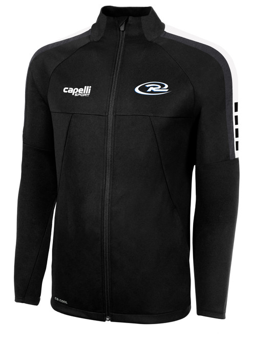 NORCO RUSH MADISON TRAINING JACKET BLACK WHITE