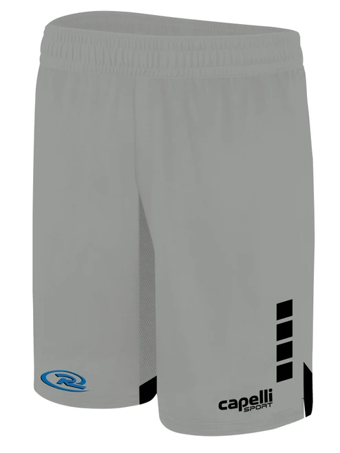 NORTH CAROLINA RUSH  SOCCER MET MATCH SHORTS PROMO GREY  BLACK