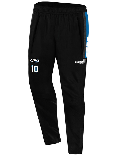 SUISUN RUSH  MADISON TRAINING PANTS  BLACK PROMO BLUE WHITE