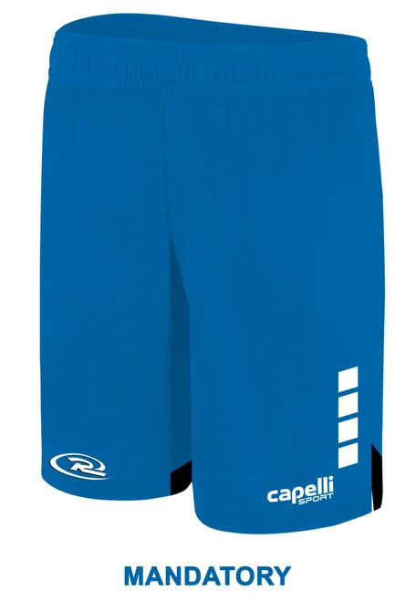 ROCK RUSH  SOCCER MET MATCH SHORTS PROMO BLUE BLACK -KIT