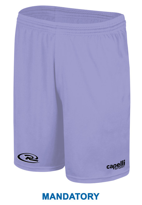 RUSH WI WEST-LX UNITED CS II GOALKEEPER SHORTS LAVENDER BLACK -KIT