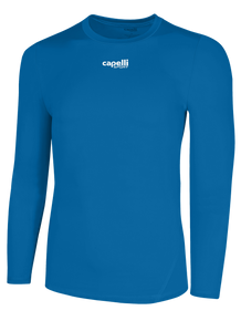 ROCK RUSH GAME DAY LONG SLEEVE TOP CAPELLI SPORT BLUE WHITE