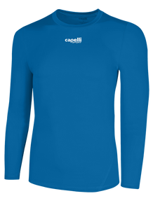 COLORADO RUSH COS  GAME DAY LONG SLEEVE TOP CAPELLI SPORT BLUE WHITE