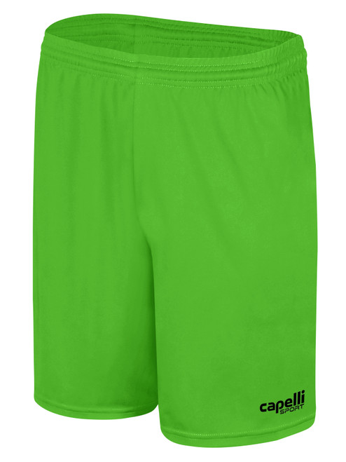 CUYAHOGA FALLS SC CS II MATCH GOALKEEPER SHORTS NEON GREEN BLACK