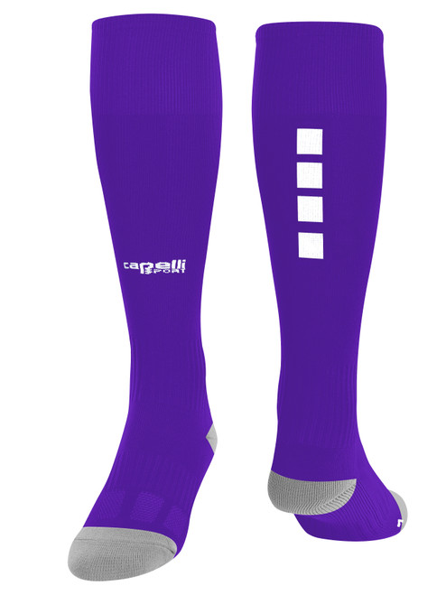 BEAVER COUNTY UNITED 4 CUBE MATCH SOCKS PURPLE WHITE -KIT