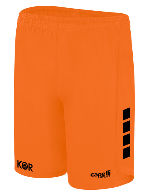 VIEWS FC BROOKLYN II WOVEN SHORTS TEAM ORANGE BLACK -KIT