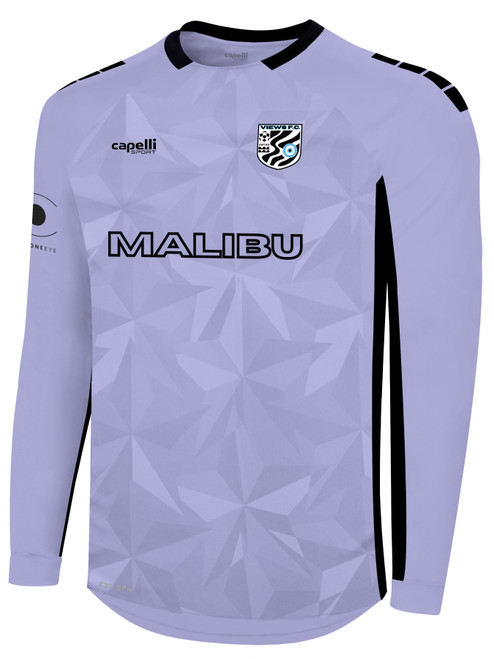 VIEWS FC PITCH STAR LONG SLEEVE GOALKEEPER JERSEY  LAVENDER BLACK