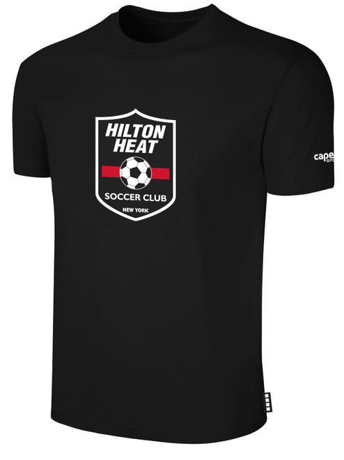 HILTON  HEAT SC  BASICS COTTON SHORT SLEEVE T-SHIRT BLACK WHITE