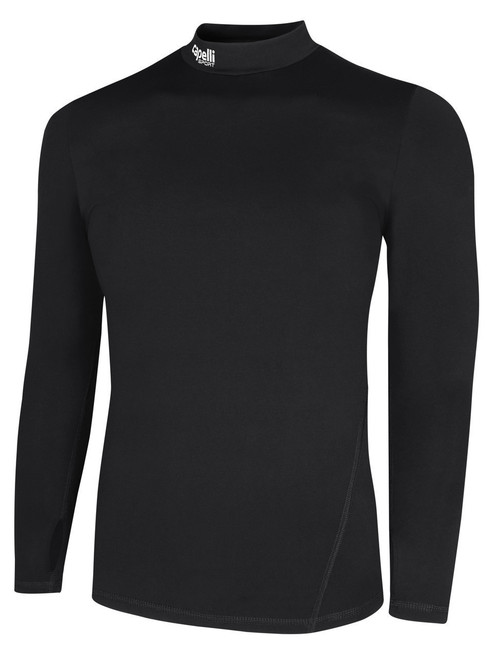 NAPA SPORTS SC CAPELLI SPORT LONG SLEEVE WARM PERFORMANCE TOP BLACK