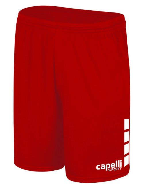 FLEETWOOD SC  TEAM MATCH SHORTS WITH 4 CUBES RED WHITE -KIT