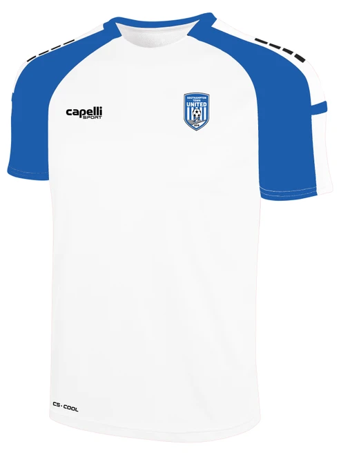 SOUTHAMPTON TOWN UNITED PITCH II MATCH JERSEY WHITE ROYAL BLUE -KIT