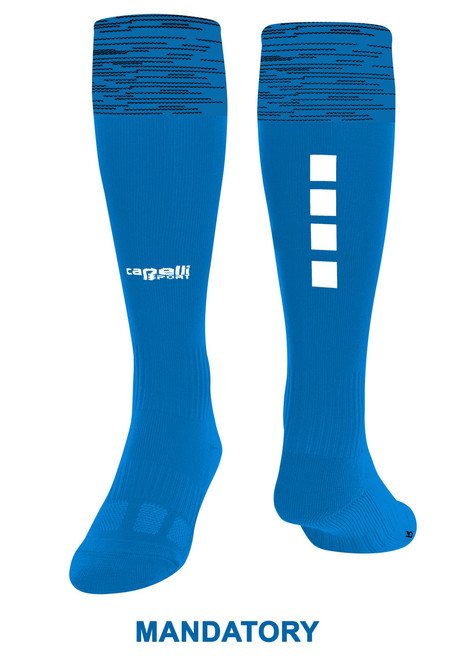PLANTATION RUSH CAPELLI SPORT MARLED MATCH SOCKS PROMO BLUE BLACK WHITE -KIT