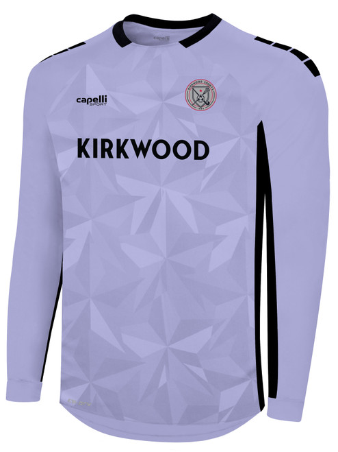 KIRKWOOD SC PITCH STAR LONG SLEEVE GOALKEEPER JERSEY WITHOUT PADDING LAVENDER BLACK