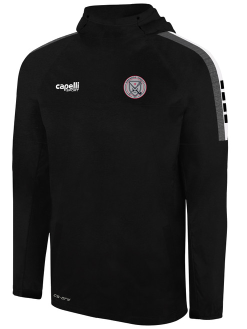 KIRKWOOD SC MADISON WARM TRAINING TOP BLACK WHITE