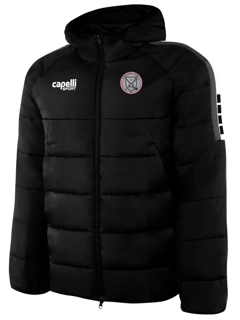 KIRKWOOD SC MADISON SHORT WINTER JACKET BLACK WHITE