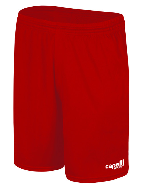 CENTRAL FLORIDA SC U12 & UNDER TEAM MATCH SHORTS RED WHITE -KIT