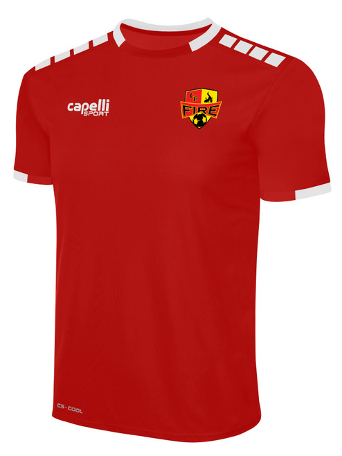 CENTRAL FLORIDA DEVELOPMENTAL  CENTRAL FLORIDA SC CS III AWAY JERSEY RED WHITE -KIT