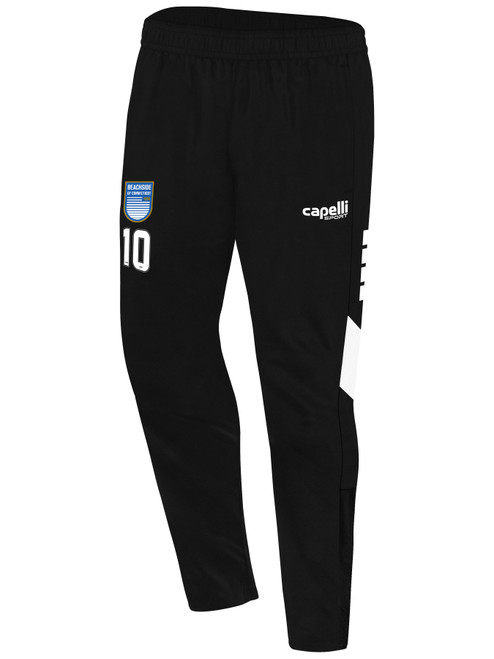 BEACHSIDE SC  EMPIRE TRAINING PANTS  BLACK WHITE -KIT
