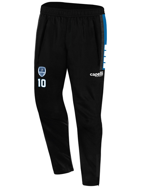 GULF SOUTH RUSH  MADISON TRAINING PANTS  BLACK PROMO BLUE WHITE