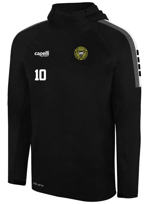 LAMORINDA SC -  MLS NEXT -   MADISON WARM  TRAINING TOP BLACK WHITE