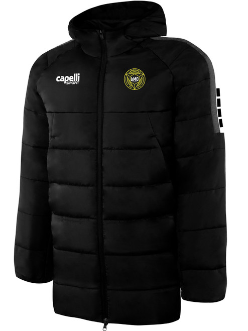 LAMORINDA SC  MADISON STADIUM JACKET BLACK WHITE